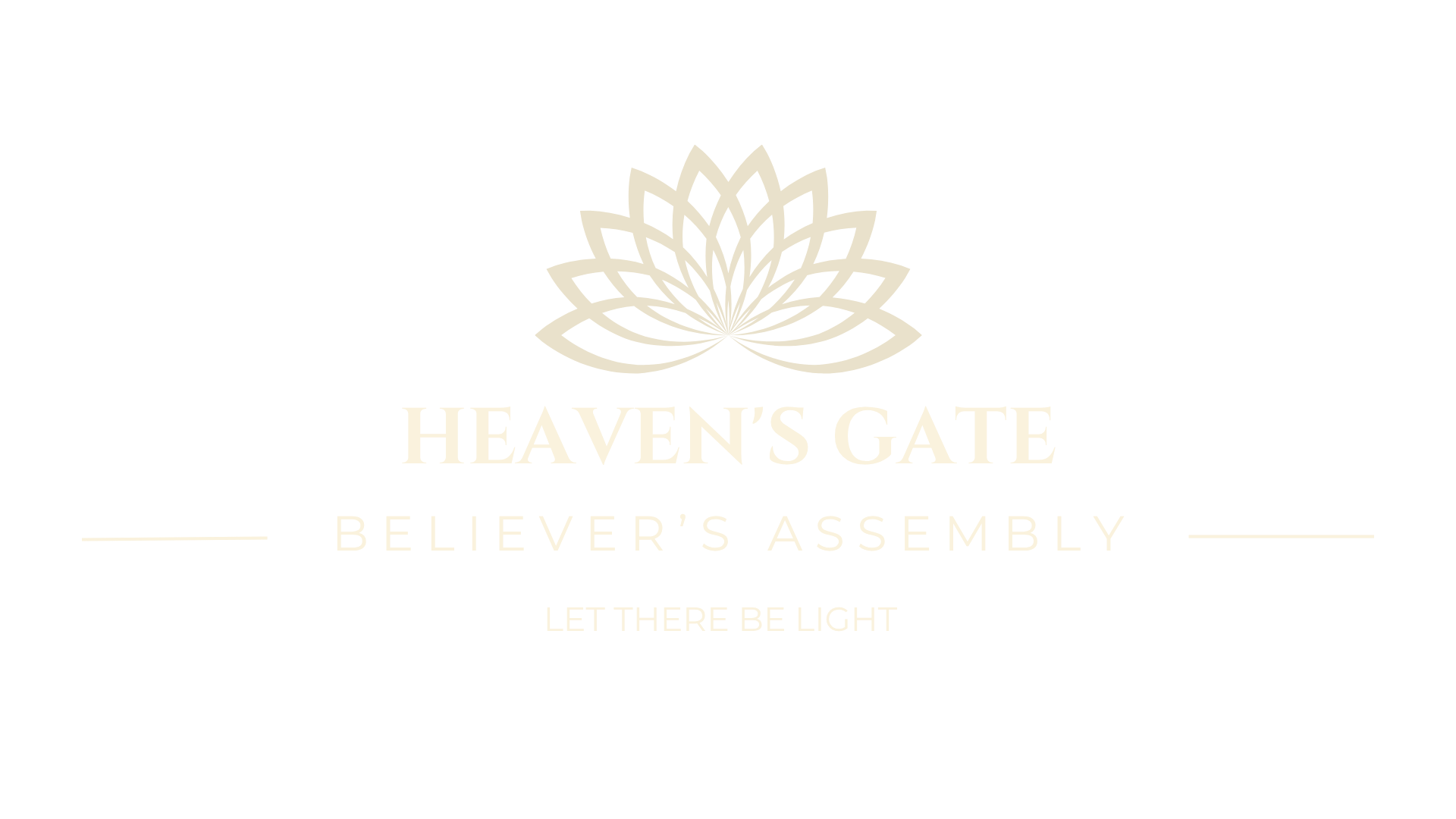 Heaven’s Gate Believer’s Assembly. Let there be light.